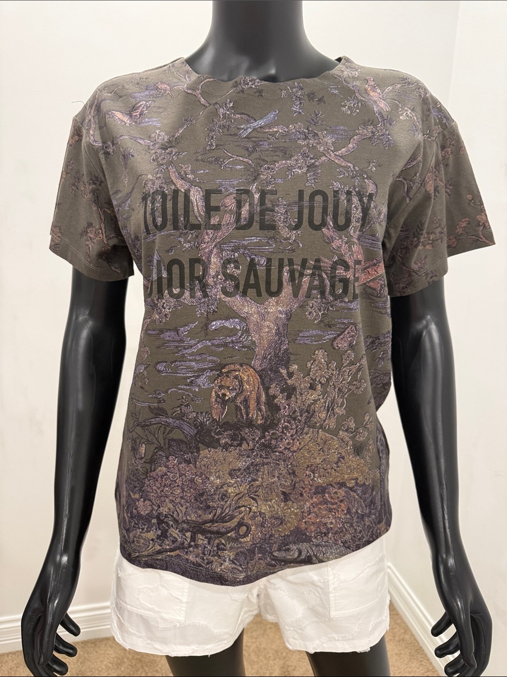 Christian Dior Toile de Jouy “Dior Sauvage” tshirt/ size S - NEW